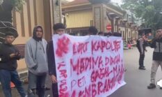 Mahasiswa Madina Gelar Aksi di Mabes Polri, Desak Penertiban PETI ‎